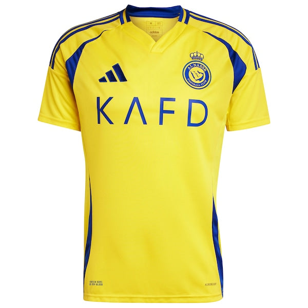 Cristiano Ronaldo Al-Nassr FC adidas 2024/25 Home Replica Player Jersey - Yellow