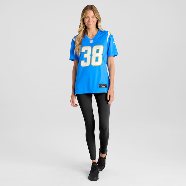 Emany Johnson Los Angeles Chargers Nike Women's Team Game Jersey -  Powder Blue