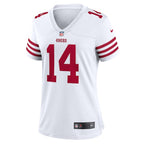 Ricky Pearsall San Francisco 49ers Nike Women's White Game Jersey -  White