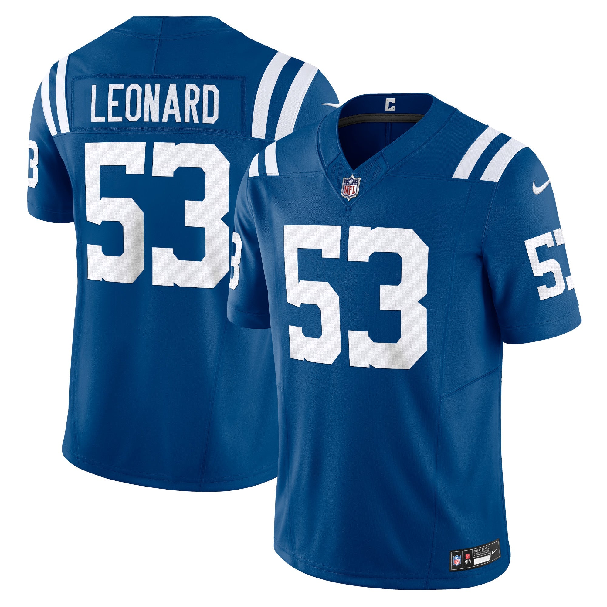 Shaquille Leonard Indianapolis Colts Nike Vapor F.U.S.E. Limited Jersey - Blue/Royal/White