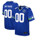 Seattle Seahawks Nike Youth 50th Season Throwback Custom Game Jersey - Royal