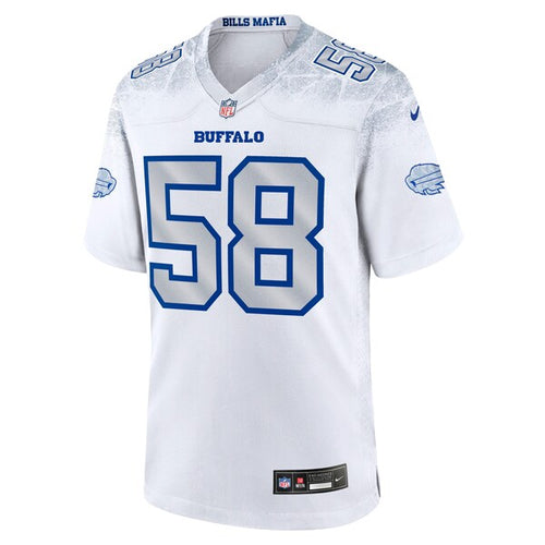 Matt Milano Buffalo Bills Nike 2025 Rivalries Collection Game Jersey - White