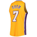 Lamar Odom Los Angeles Lakers 2001/02 Hardwood Classics Swingman Jersey - Gold
