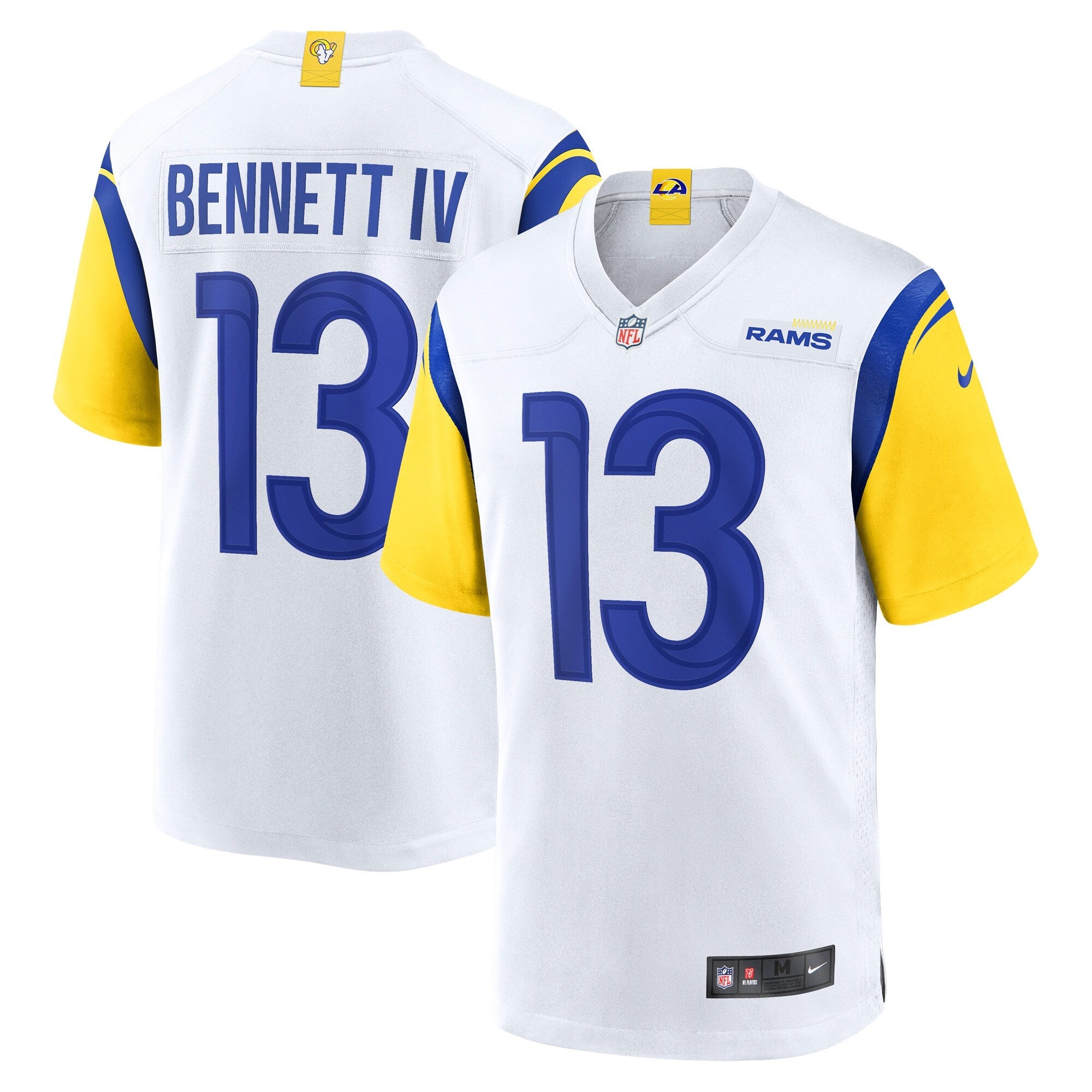 Stetson Bennett Los Angeles Rams Nike Team Game Jersey - Royal/White