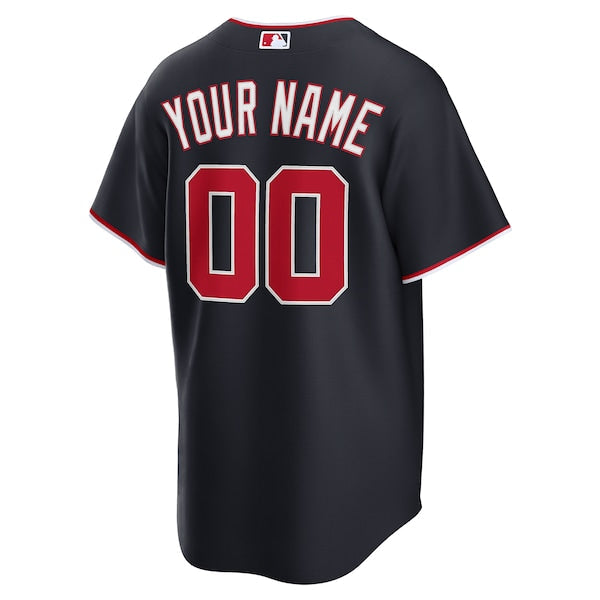 Washington Nationals Nike Alternate Custom Replica Jersey - Navy/White