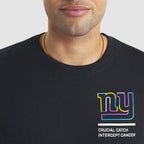 New York Giants Nike 2025 NFL Crucial Catch Tri-Blend Dri-FIT T-Shirt - Black