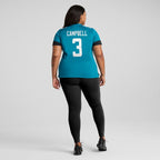 Tyson Campbell Jacksonville Jaguars Nike Women's  Game Jersey -  Teal