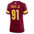 Carl Davis Jr. Washington Commanders Nike Women's Team Game Jersey -  Burgundy
