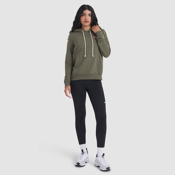 Cincinnati Bengals Nike Women's 2025 Salute to Service Sideline Standard Issue Dri-FIT Hoodie - Olive