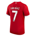 Luis Diaz Liverpool Nike 2023/24 Home Replica Player Jersey - Red