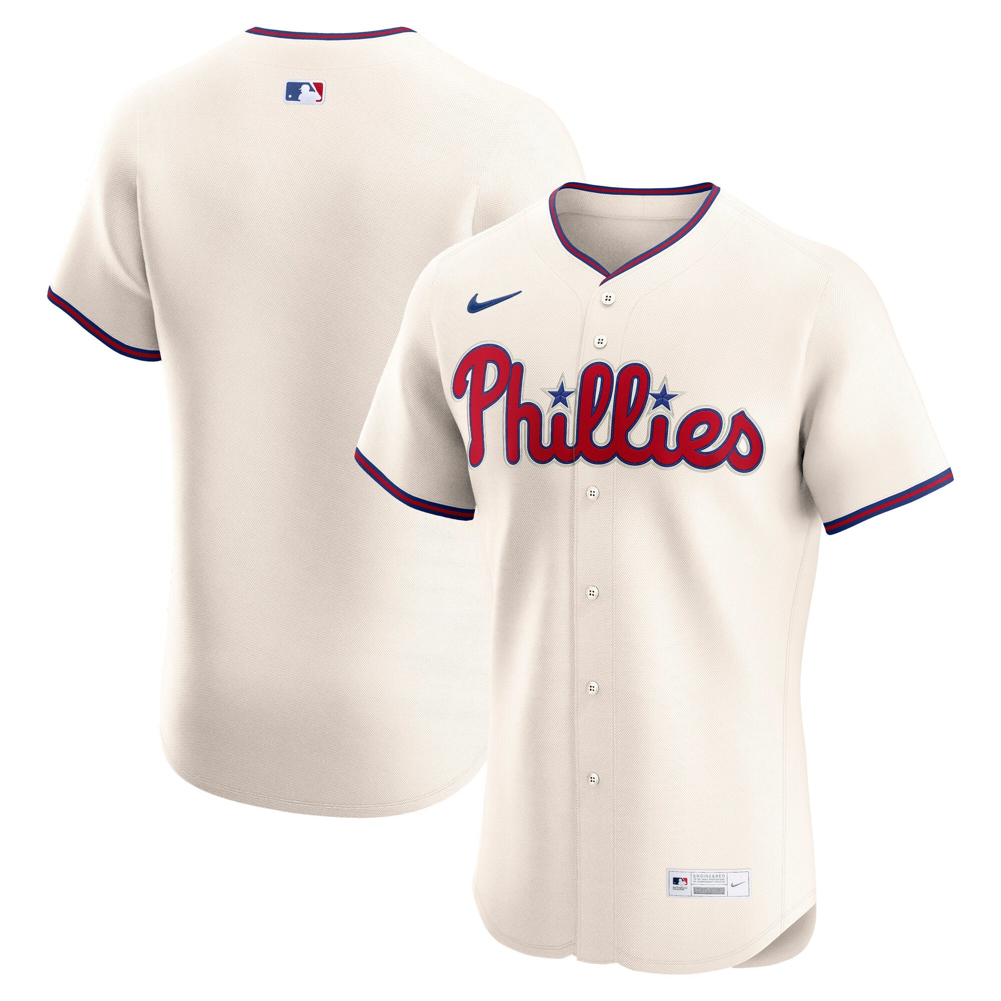Philadelphia Phillies Nike Alternate Elite Jersey - Light Blue/Cream/White