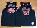 Men's Chicago Bulls Michael Jordan M & N Classics Jersey - Black