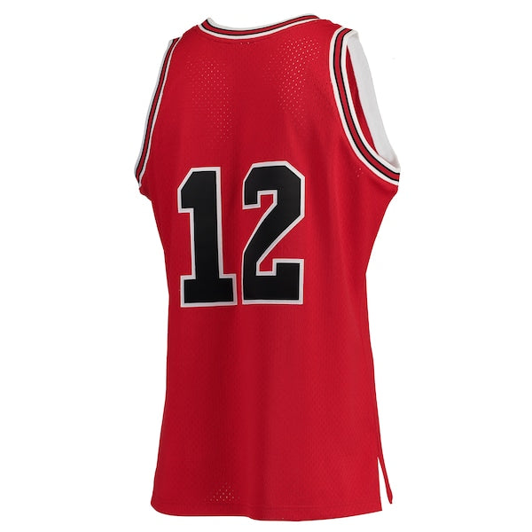 Michael Jordan Chicago Bulls 1989/90 Hardwood Classics Authentic Jersey - Red