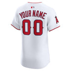 Los Angeles Angels Nike Home Elite Custom Jersey - White