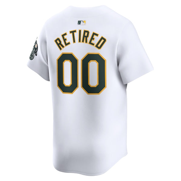 Oakland Athletics Nike Home Limited Pick-A-Player Retired Roster Jersey - White