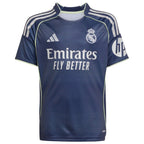 Los Merengues adidas Youth 2025/26 Away Replica Custom Jersey - Blue/White