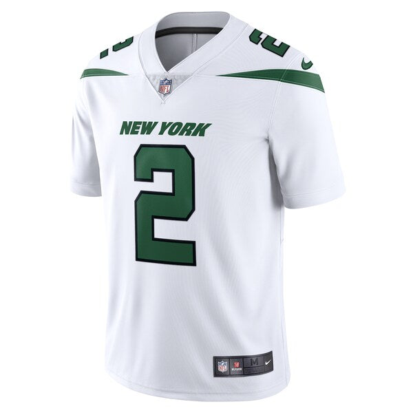 Zach Wilson New York Jets Nike Vapor Limited Jersey - Spotlight White/Black/Green