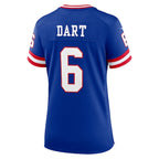 Jaxson Dart New York Giants Nike Women's Alternate 2 Classic Game Jersey -  Royal