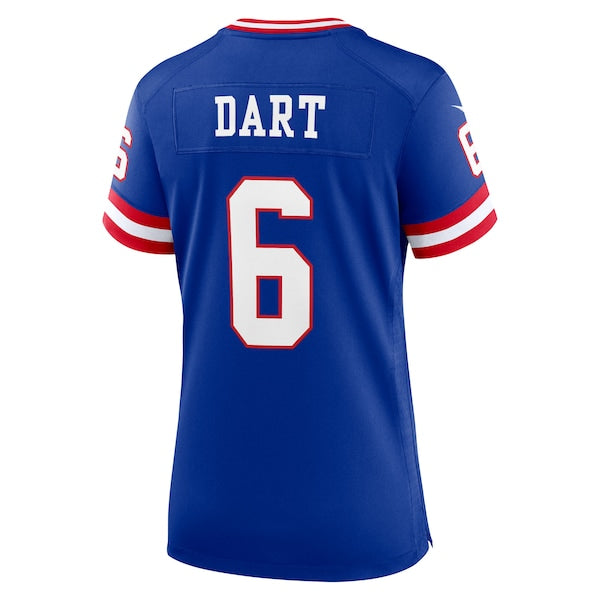 Jaxson Dart New York Giants Nike Women's Alternate 2 Classic Game Jersey -  Royal