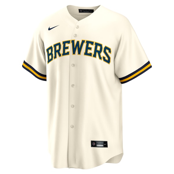 William Contreras Milwaukee Brewers Nike Home Replica Jersey - Cream