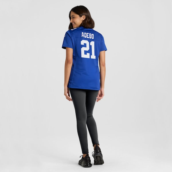 Paulson Adebo New York Giants Nike Women's Team Game Jersey -  Royal