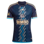 Philadelphia Union adidas 2024 Primary Authentic Blank Jersey - Navy