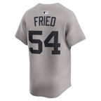 Max Fried New York Yankees Nike Road Limited Player Jersey - Gray/White