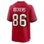 Evan Deckers Tampa Bay Buccaneers Nike  Game Jersey -  Red