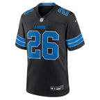 Jahmyr Gibbs Detroit Lions Nike 2nd Alternate Game Jersey - Black