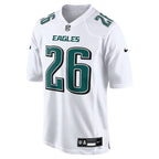 Saquon Barkley Philadelphia Eagles Nike Fashion Game Jersey - Tundra White/Black