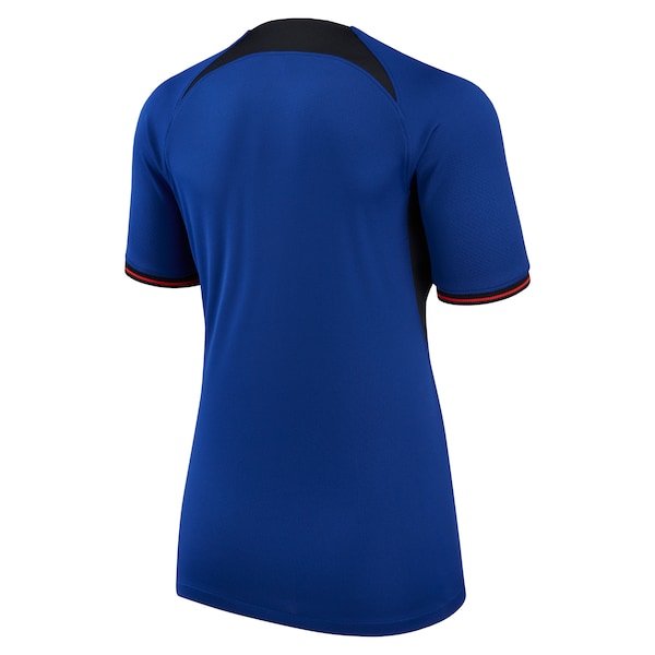 Netherlands National Team Nike Women's 2022/23 Away Breathe Stadium Replica Blank Jersey - Royal