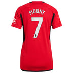 Mason Mount Manchester United adidas Women's 2023/24 Home Replica Player Jersey - Red/Green