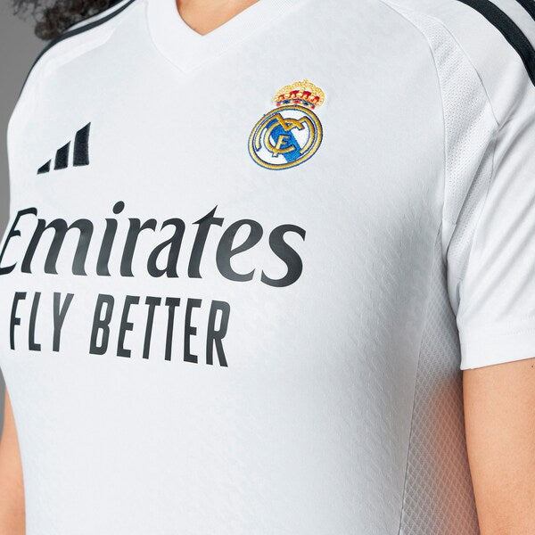 Kylian Mbappé Los Merengues adidas Women's 2024/25 Home Replica Player Jersey - White