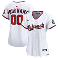 Washington Nationals Nike Women's Home Limited Custom Jersey - White