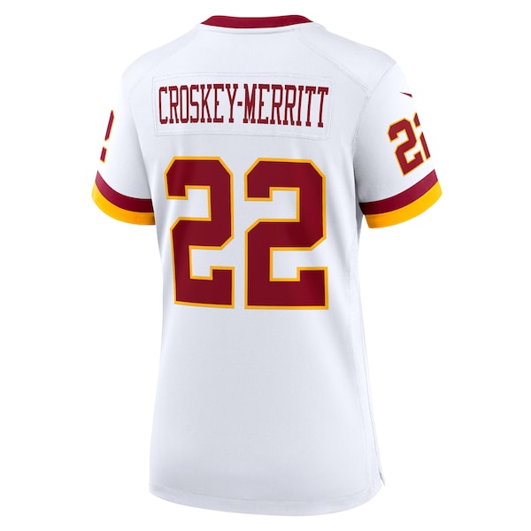 Jacory Croskey-Merritt Washington Commanders Nike Women's Game Super Bowl Era Jersey - White