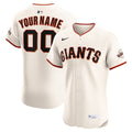 San Francisco Giants Nike Home Elite Custom Jersey - Cream