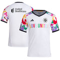 New England Revolution adidas 2023 Pride Pre-Match Top - White
