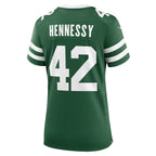 Thomas Hennessy New York Jets Nike Women's Team Game Jersey - Legacy Green