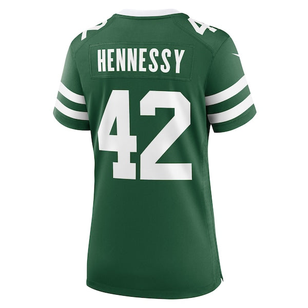Thomas Hennessy New York Jets Nike Women's Team Game Jersey - Legacy Green