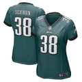 Trey Sermon Philadelphia Eagles Nike Women's Team Game Jersey - Midnight Green