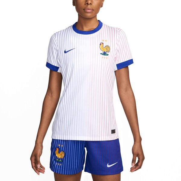 France National Team Nike Women's 2024 Away Replica Blank Jersey - White