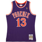 Steve Nash Phoenix Suns 2001/02 Hardwood Classics Swingman Jersey - Purple/White