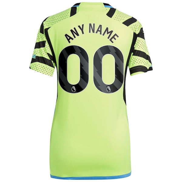 Arsenal adidas Women's 2023/24 Away Replica Custom Jersey - Yellow