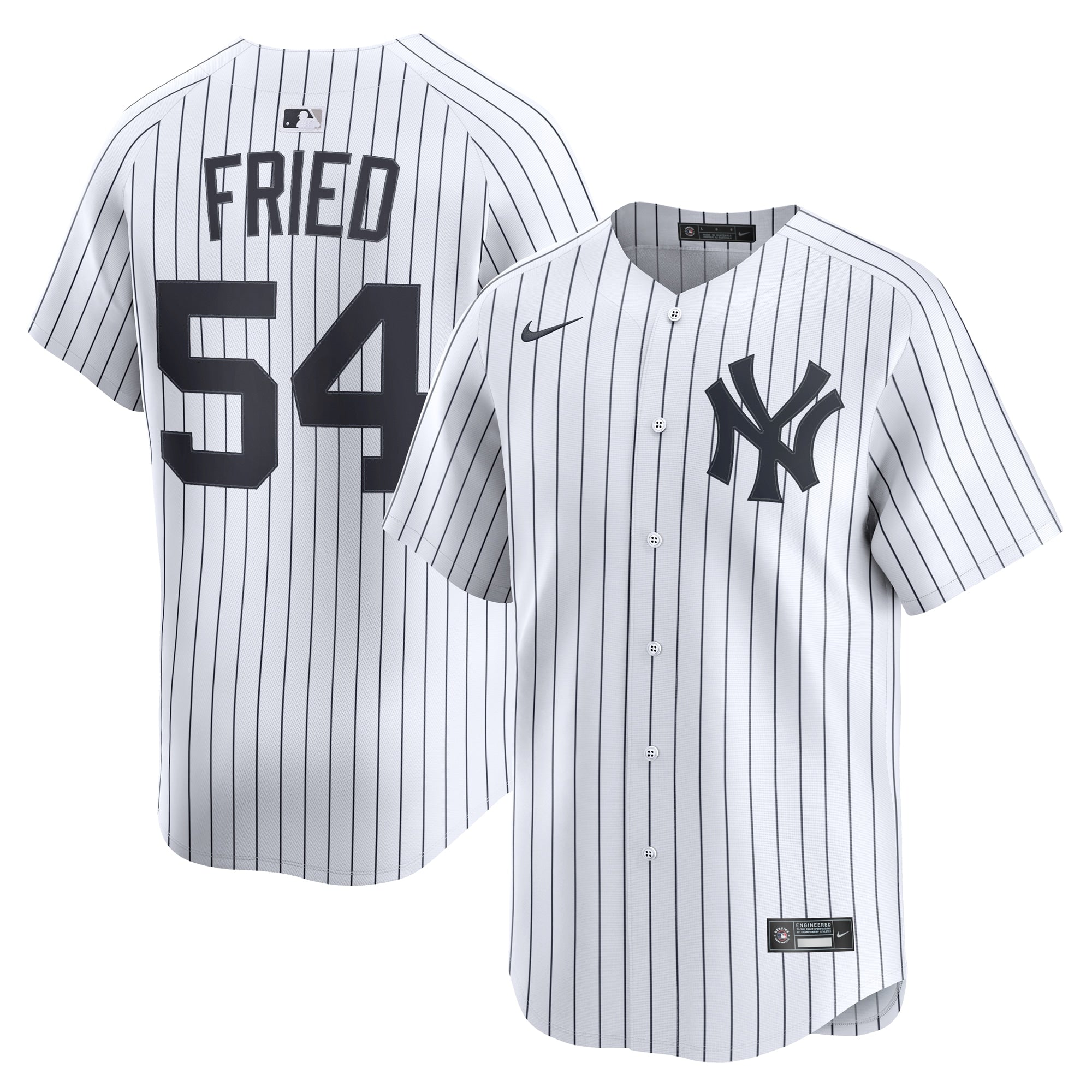 Max Fried New York Yankees Nike Road Limited Player Jersey - Gray/White
