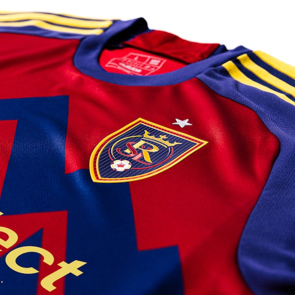 Justen Glad Real Salt Lake adidas 2024 Peak Utah Authentic Player Jersey – Red