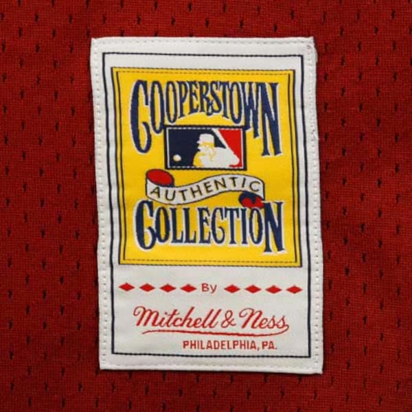 Darren Daulton Philadelphia Phillies Cooperstown Mesh Batting Practice Jersey - Red