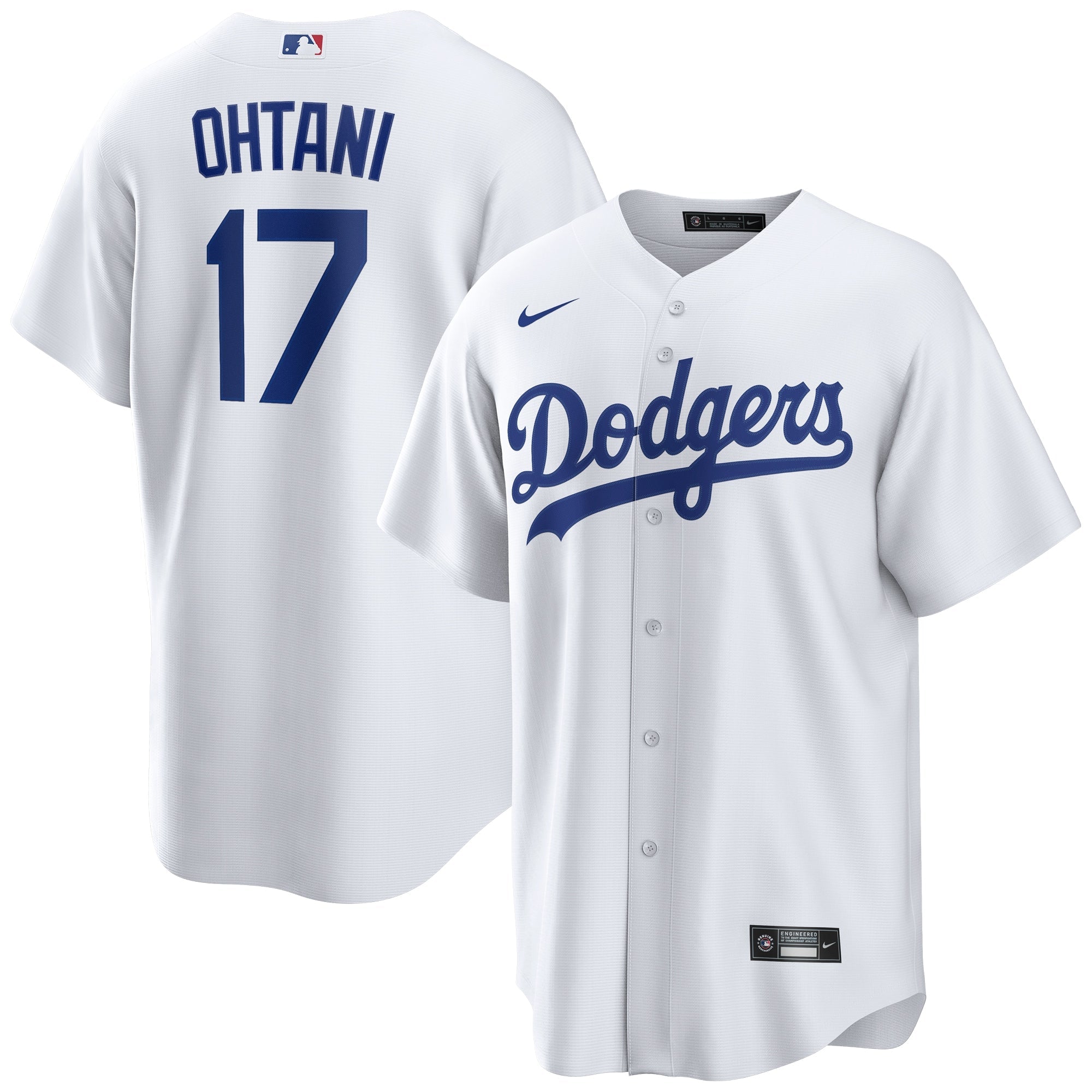 Shohei Ohtani Los Angeles Dodgers Nike Away Replica Player Jersey - Gray/Royal/White