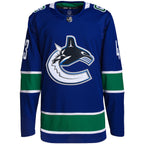 Quinn Hughes Vancouver Canucks adidas Home Authentic Primegreen Player - Jersey - Blue