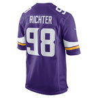 Bo Richter Minnesota Vikings Nike Team Game Jersey -  Purple
