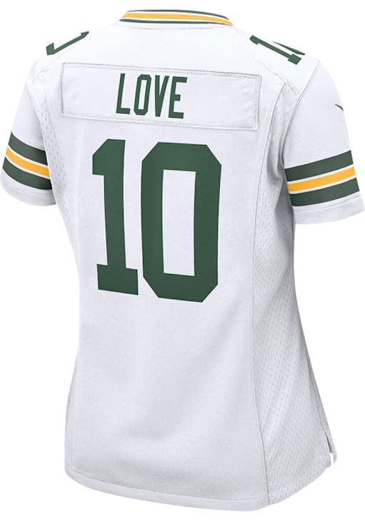 Jordan Love Green Bay Packers Nike Women's Game Jersey - White